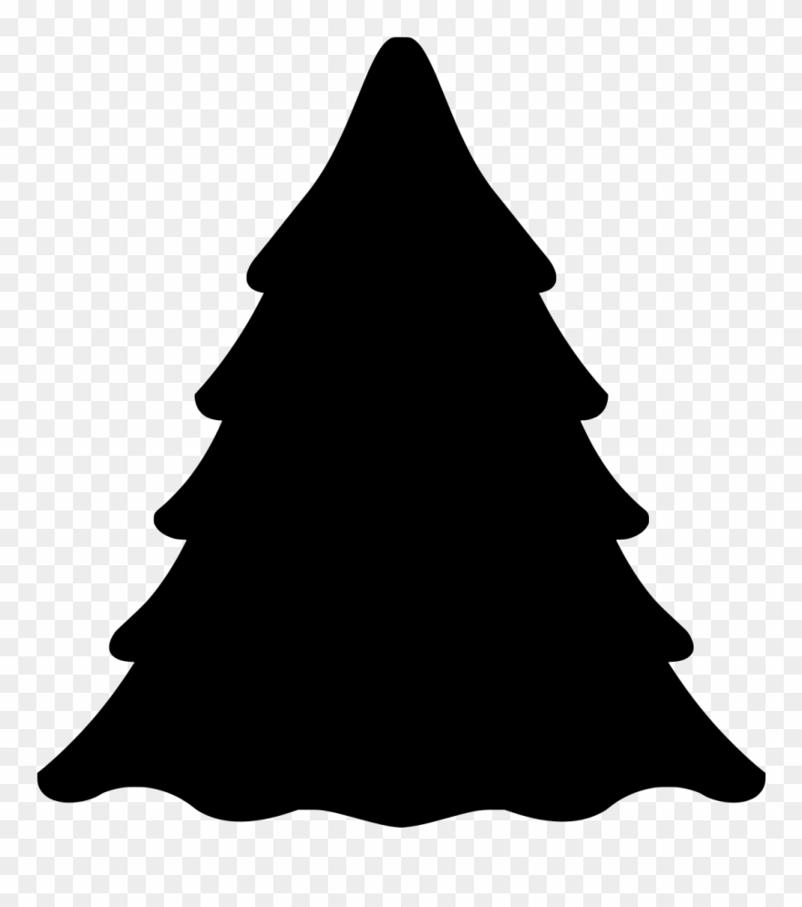 Shaow Clipart Pine Tree - Pine Tree Silhouette Png Transparent Png