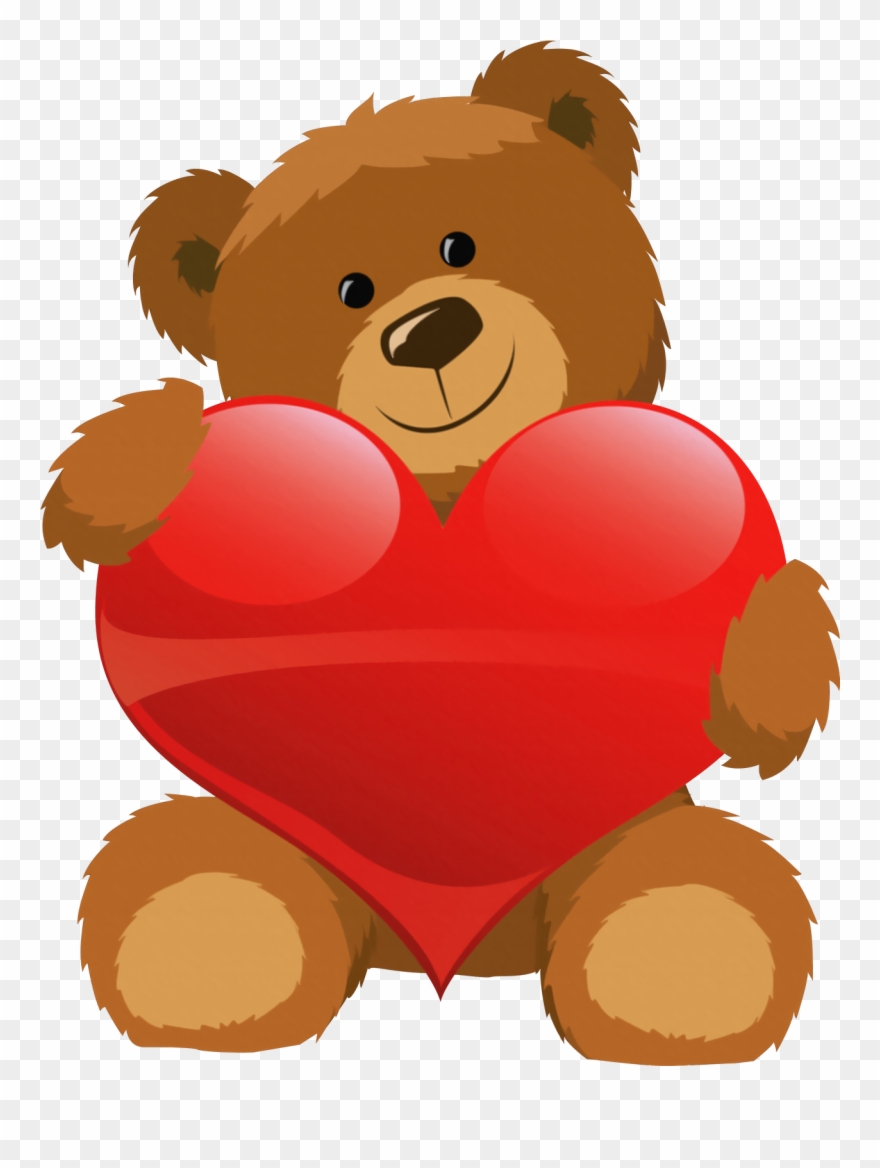 Cute Bear With Heart Png Clipart Pictureu200b Gallery - Teddy Bear Clipart Png Transparent Png