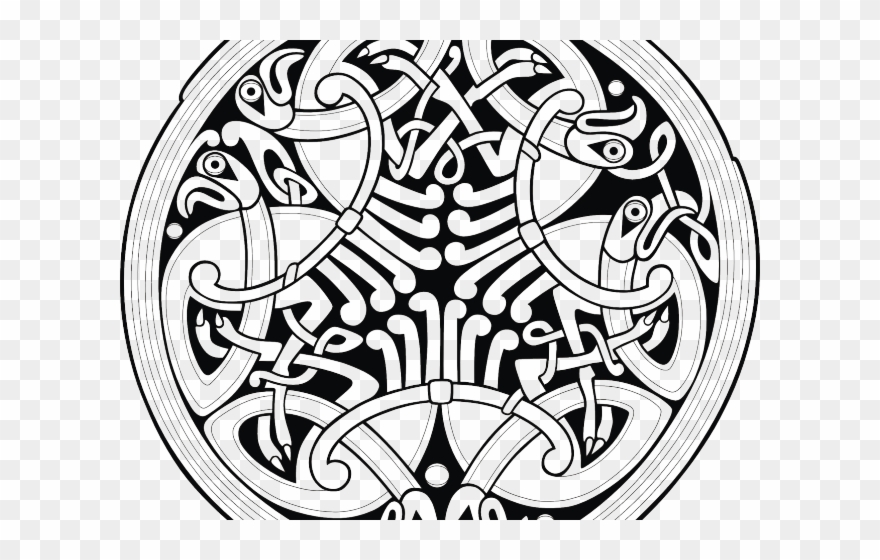 Celtic Clipart Celtic Circle - Celtic Creations Adult Coloring Book - Png Download
