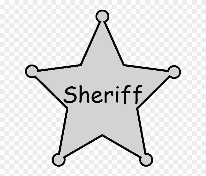 Image Of Clip Art Cowboy - Western Cowboy Star Clipart - Png Download