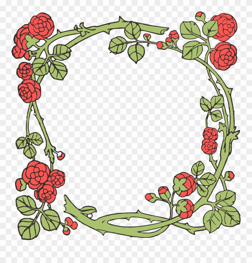 Download Free Stock Images Vintage Rose Vector & Clip - Transparent Png Vintage Label Clipart