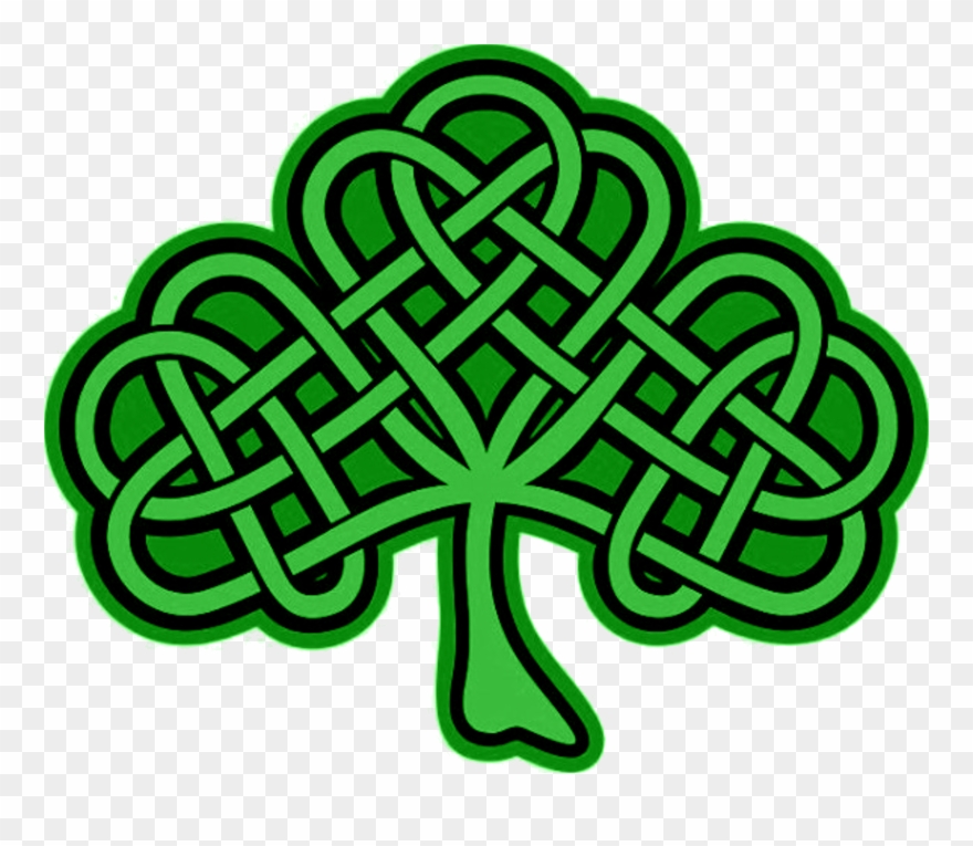 Clip Arts Related To - Celtic Knot Shamrock Clipart - Png Download
