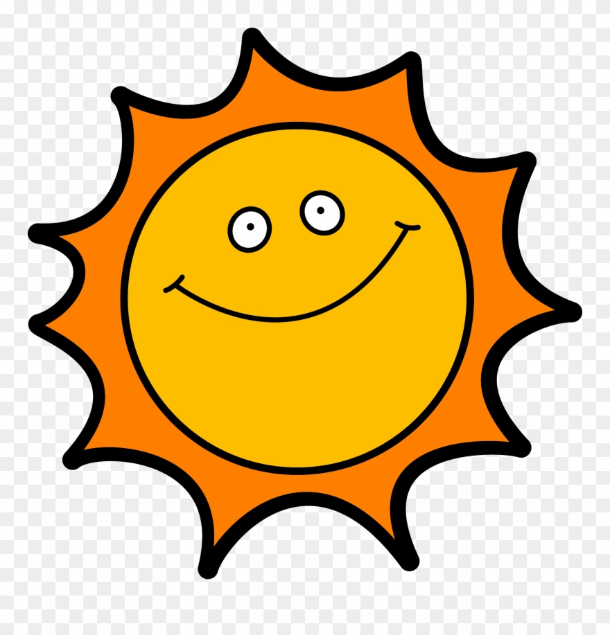 Public Domain House Clipart - Cartoon Transparent Sun - Png Download