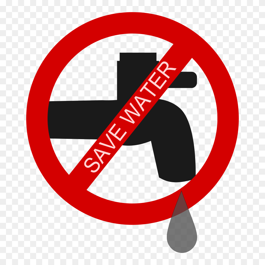 Water Conservation Clipart - Save Water Clip Art - Png Download