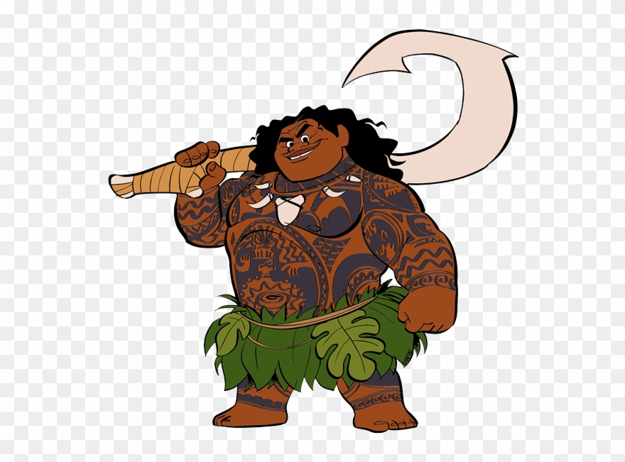Page 1 - Maui From Moana Clipart - Png Download