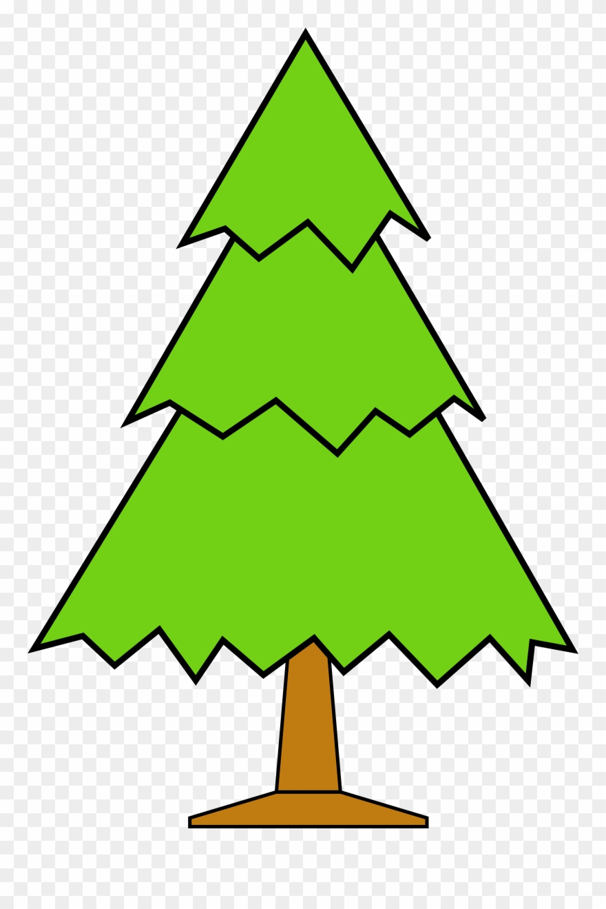 Clipart Christmas Tree Outline - Transparent Background Christmas Tree Clipart - Png Download