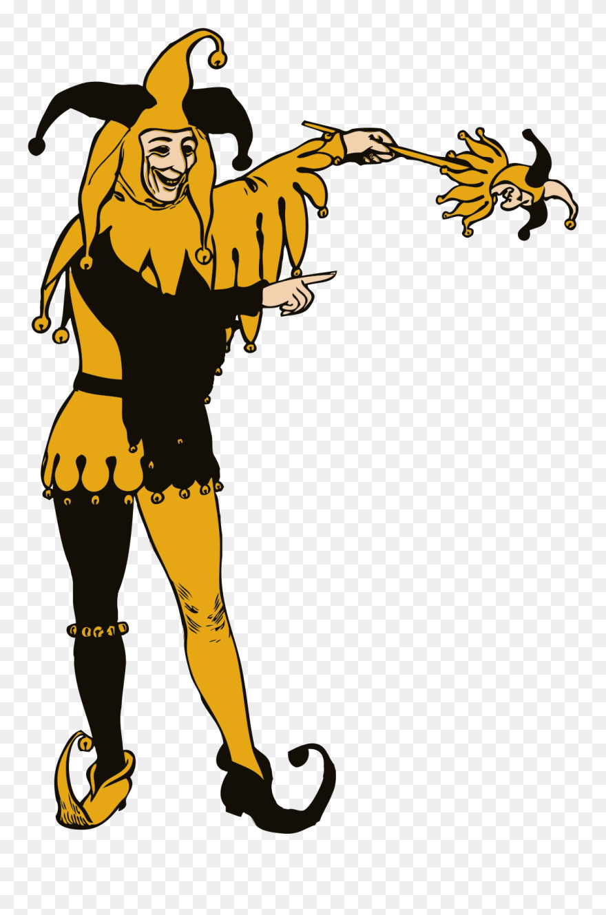 Vector Clip Art - Medieval Jester Clip Art - Png Download