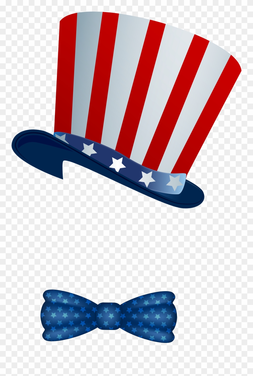 America Clipart Hat Clip - 4th Of July Hat Png Transparent Png