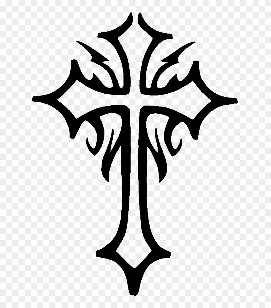 Champion Vector Background - Cross Tattoo Png Clipart