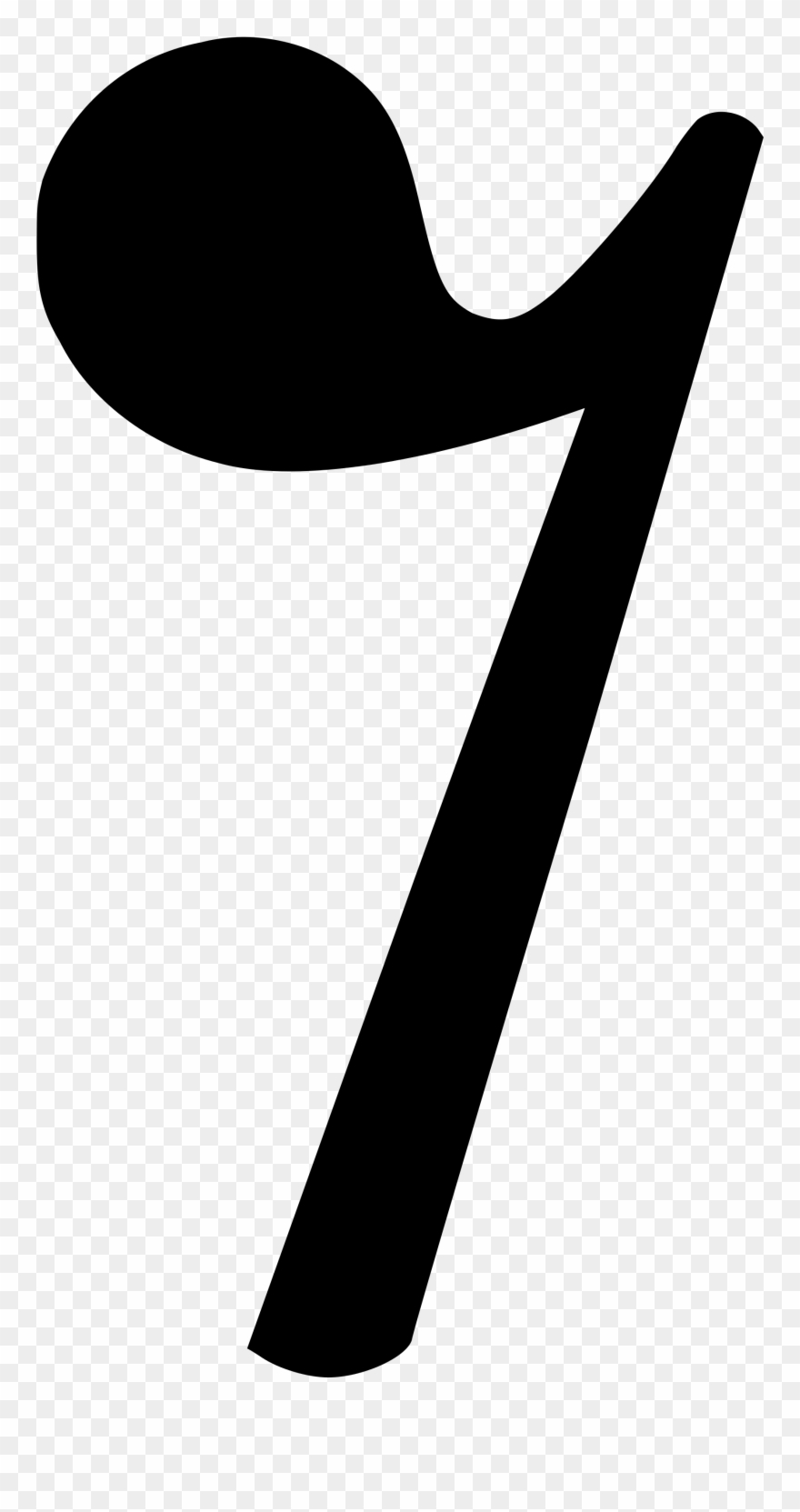 Fileeighth Rest - Eighth Rest Symbol In Music Clipart