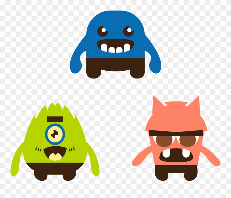 Vector Monster Illustrator - Cartoon Clipart