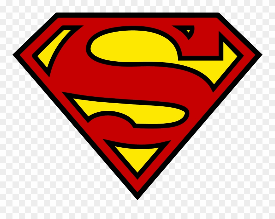 Banner Transparent Library Superman Shield Logo Clip - Superman Logo - Png Download