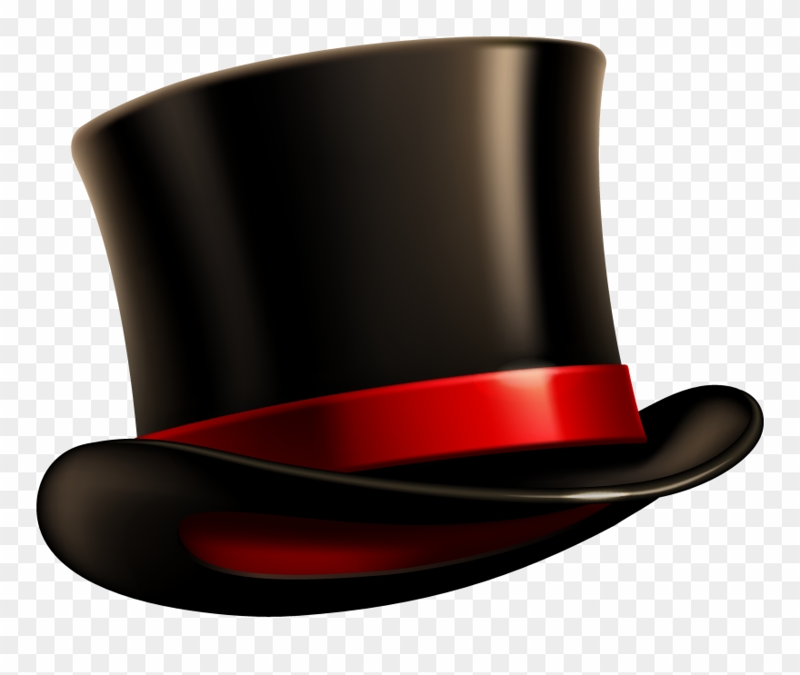 Images For Pilot Hat Clip Art - Red Top Hat Transparent - Png Download