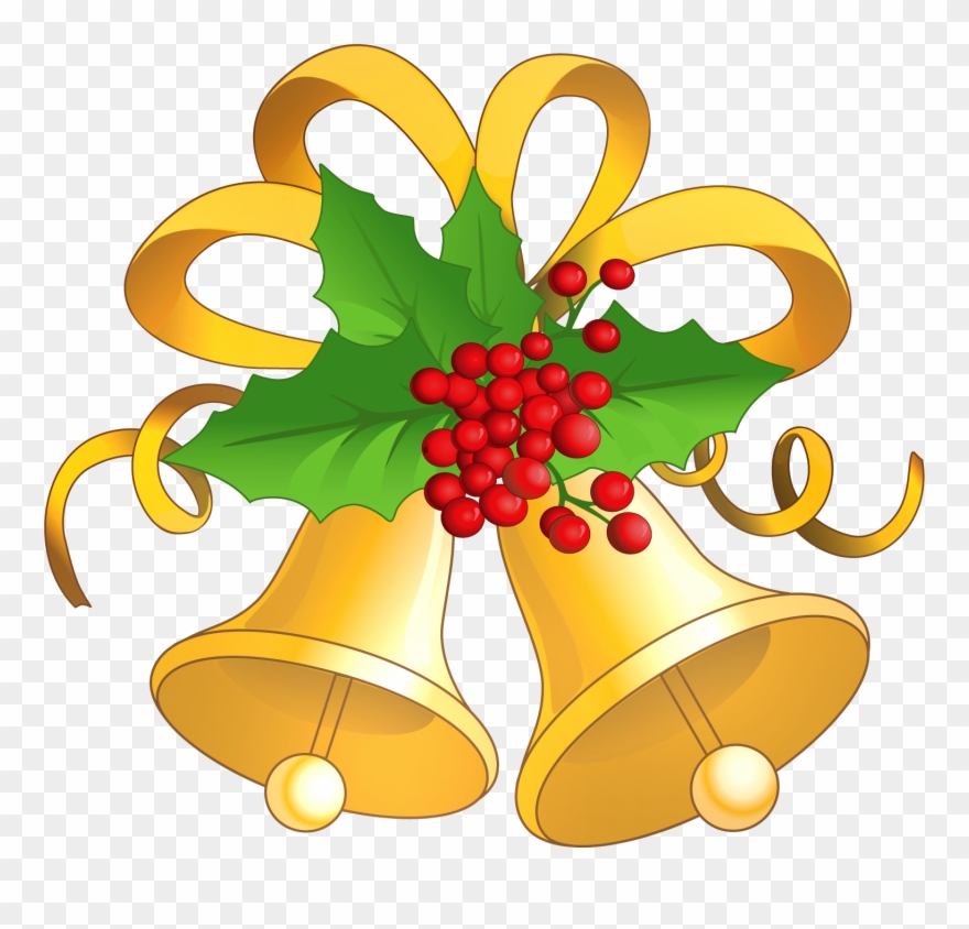 Christmas Bells Clip Art - Women Sexy Water Transfer Waterproof Temporary Sticker - Png Download