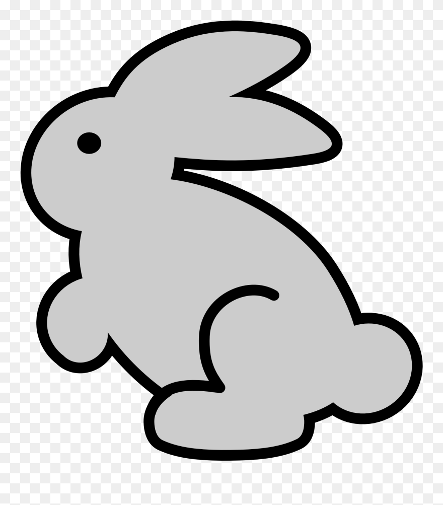 Clip Art Cartoon Animal Clipart For You Clipartix - Bunny Clip Art - Png Download