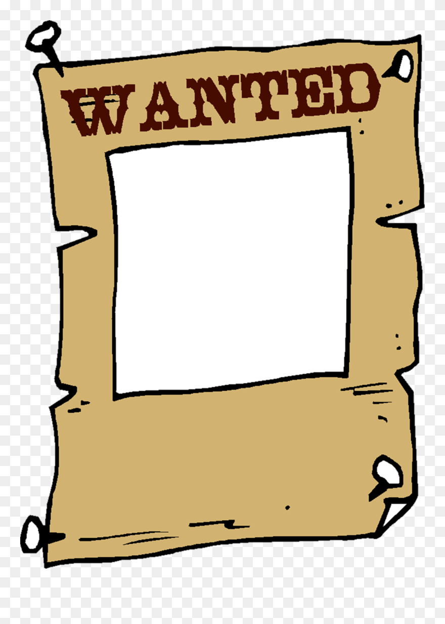 Free Illustration Wanted Frame Clip Art Vintage Free - Cowboy Cliparts - Png Download