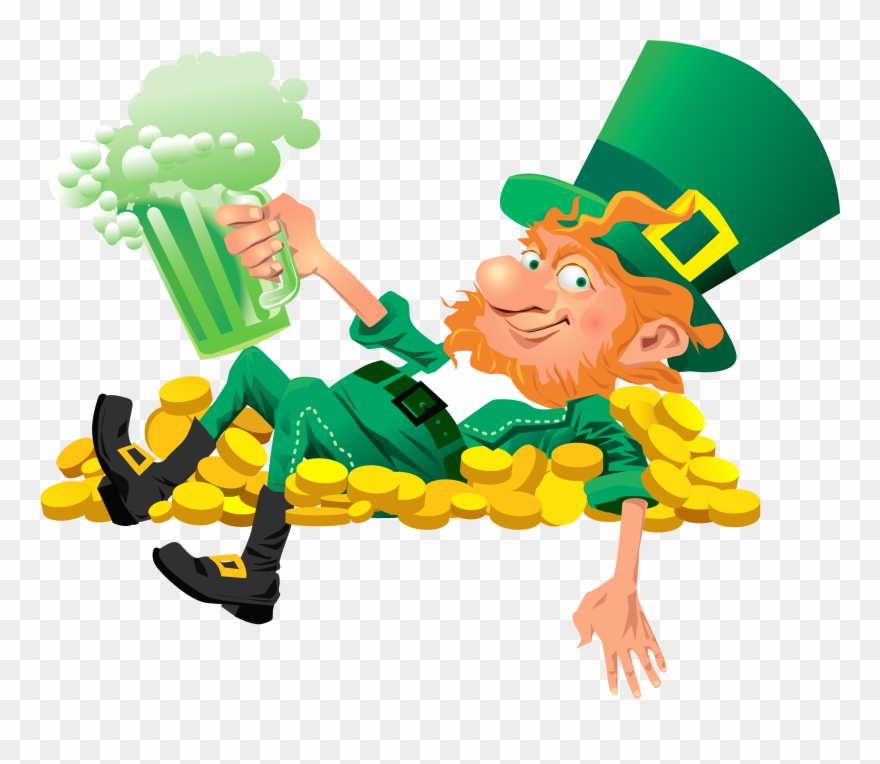 Handprint Clipart Leprechaun - Leprechaun Png Transparent Png