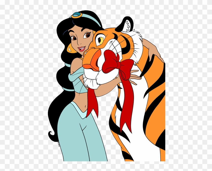 Back To Christmas Clip Art Menu - Baby Rajah Jasmine Disney Clips - Png Download