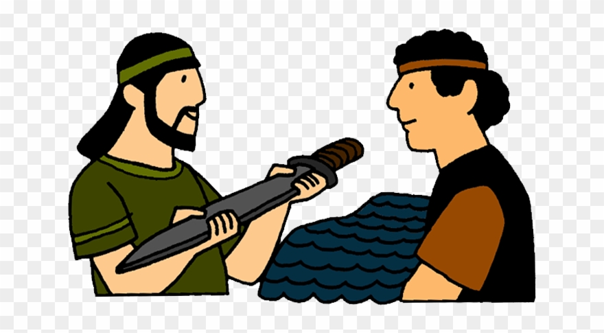 Jonathan Helps David Escape Mission Bible Class - Bibel David & Jonathan Clipart
