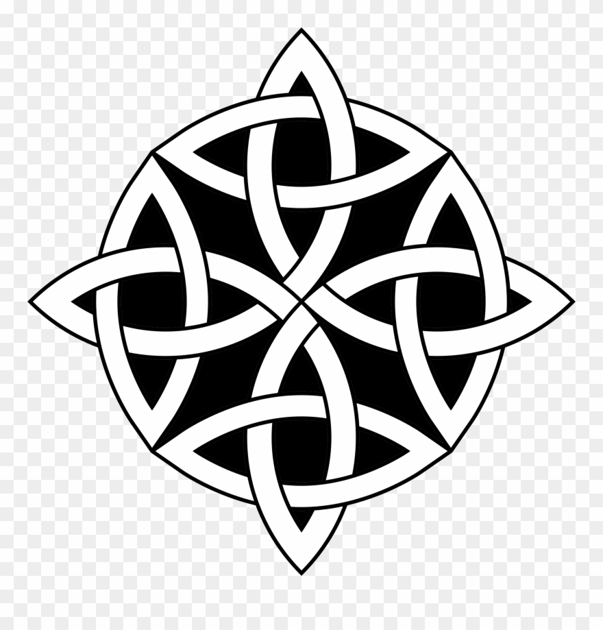 Celtic Clipart Celtic Cross - Celtic Knots Tattoo Circle - Png Download