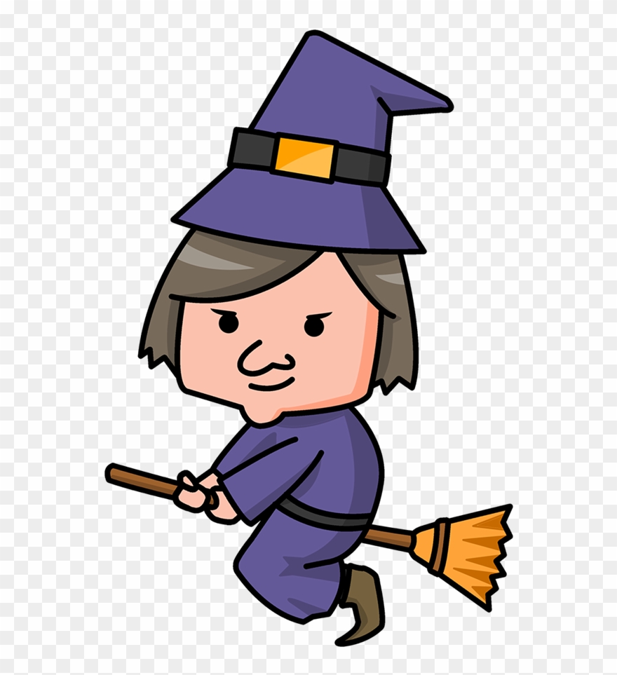 Free To Use & Public Domain Clip Art - Cartoon Witch Png Transparent Png