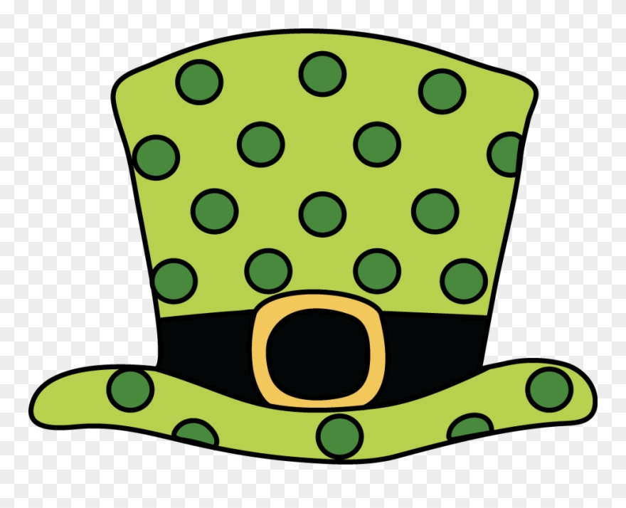Free March Clipart - Polka Dot Hat Clipart - Png Download