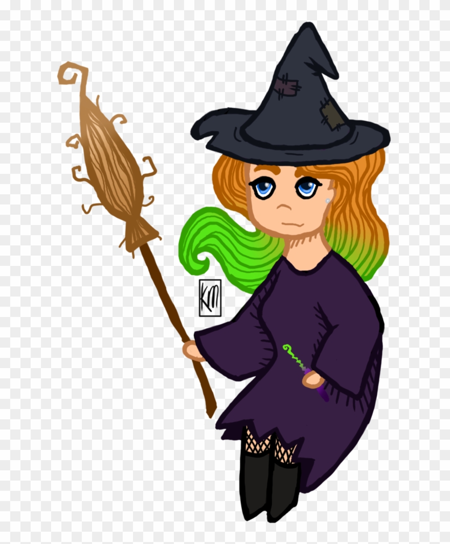Svg Free Download Witch Chibi By Western - Drawing Clipart