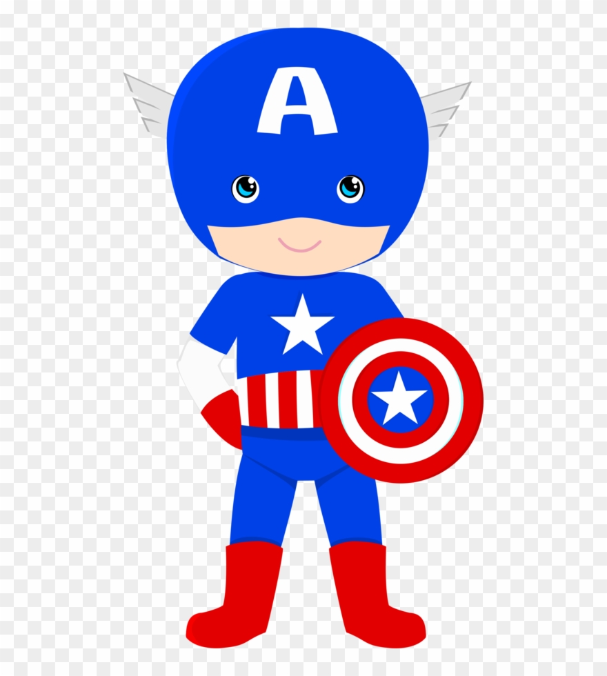 America Clipart Cute - Capitao America Cute - Png Download