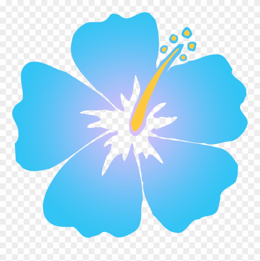 Hawaiian Clip Art To Download - Blue Jasmine Flower Clipart - Png Download