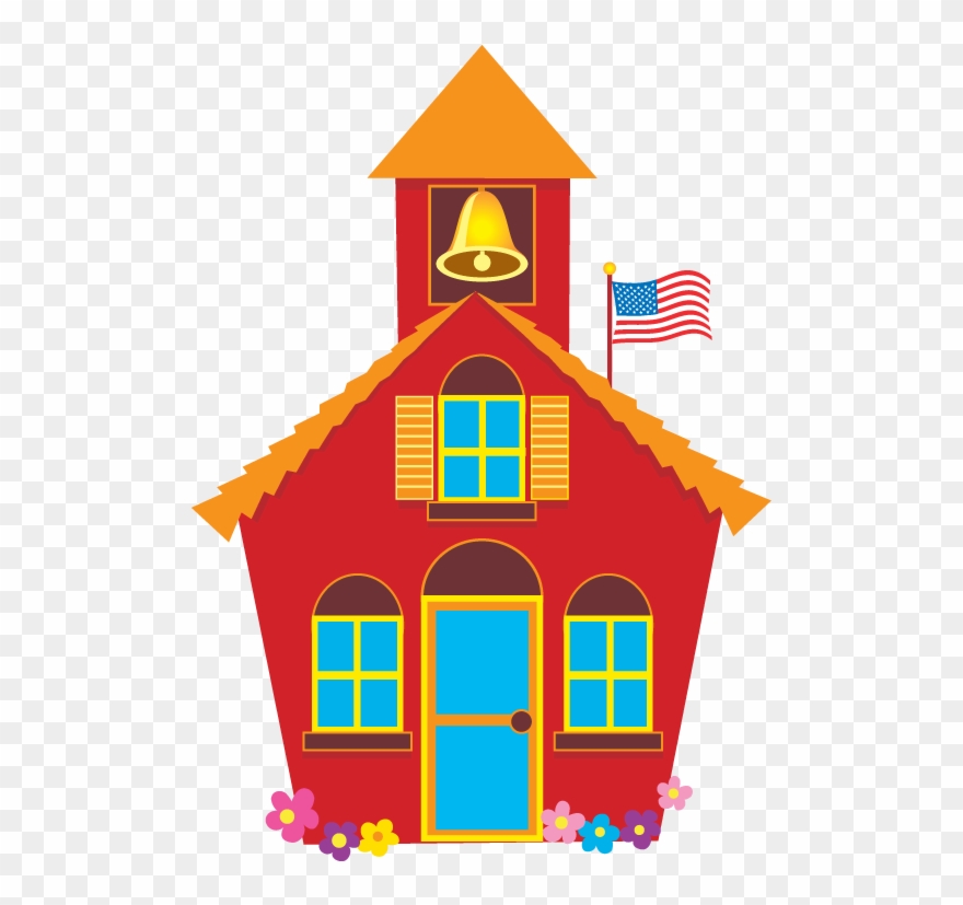 School House Schoolhouse Images Free Download Clip - Clipart Little Red Schoolhouse - Png Download