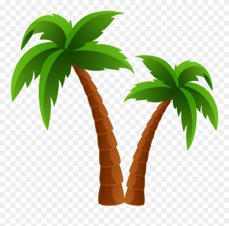 Palm Tree Clip Art And Cartoons On Palm Trees Palm Trees Clip Art Png 