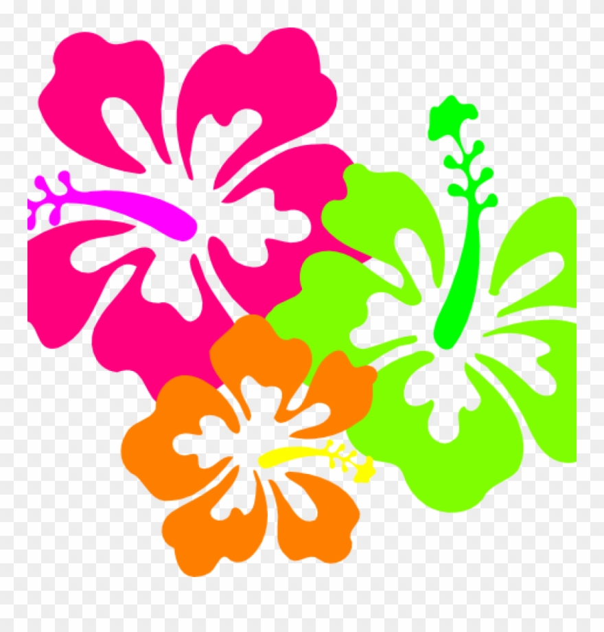 Free Hawaiian Clip Art Hawaiian Clipart Clipart Panda - Hibiscus Clip Art - Png Download