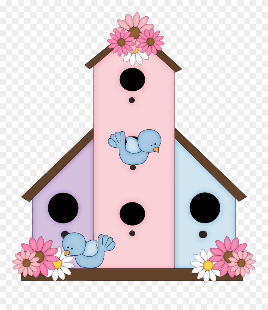 House Clip Art - Bird Houses Clipart - Png Download