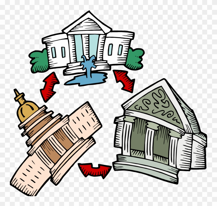 Branches Of Government Clipart United States Of America - Three Branches Of Government Png Transparent Png