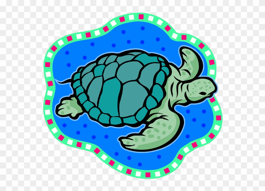 Hawaiian Sea Turtle Clipart Free Images - Θαλάσσια Χελώνα - Png Download