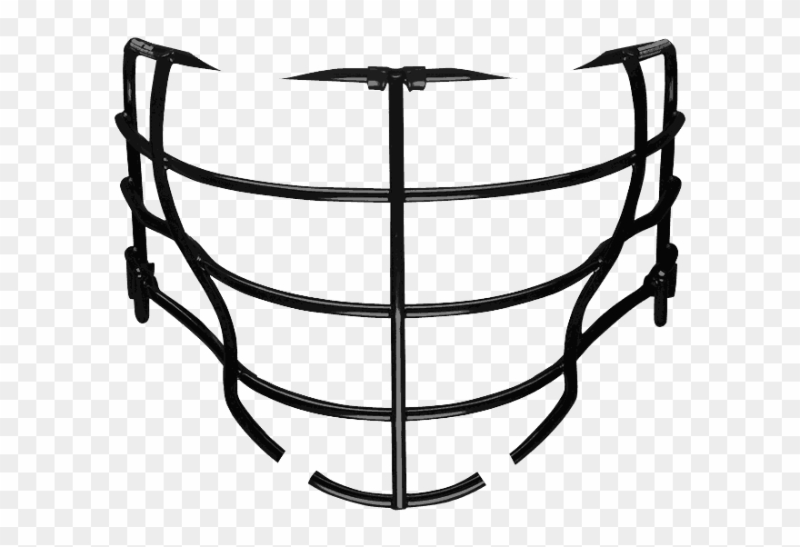 Front - Lacrosse Helmet Clipart