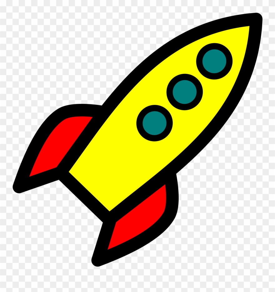 Rocket Clip Art Clipart - Rocket Cartoon - Png Download
