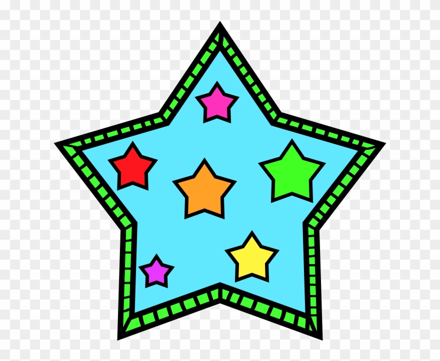 Authors Cliparts - Editable Star Template - Png Download