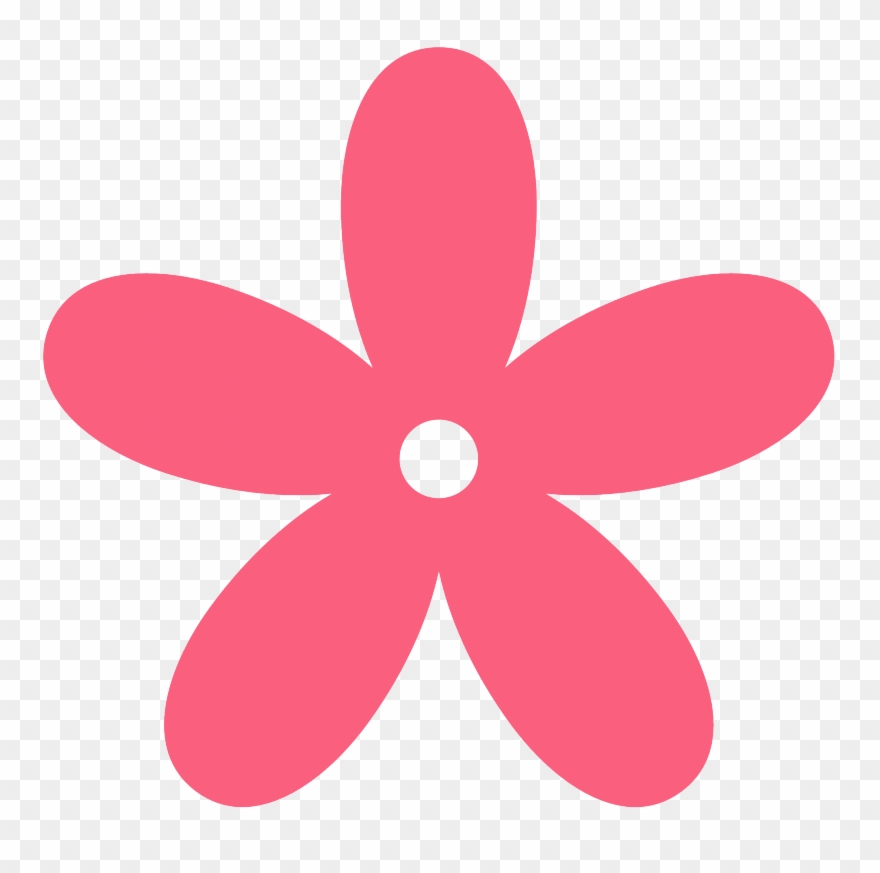 Vintage Flower Clipart Tiny Flower - Light Pink Flower Clipart - Png Download