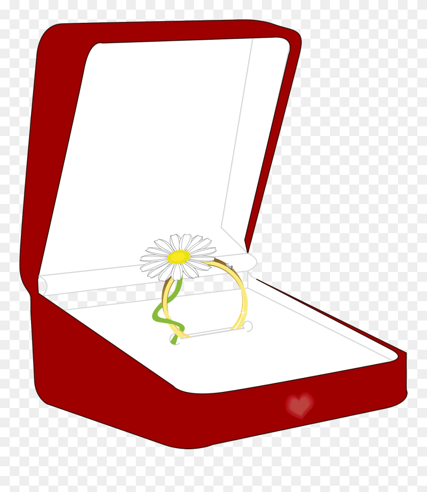 Free To Use Public Domain Clip Art Page - Engagement Ring Box Clipart - Png Download
