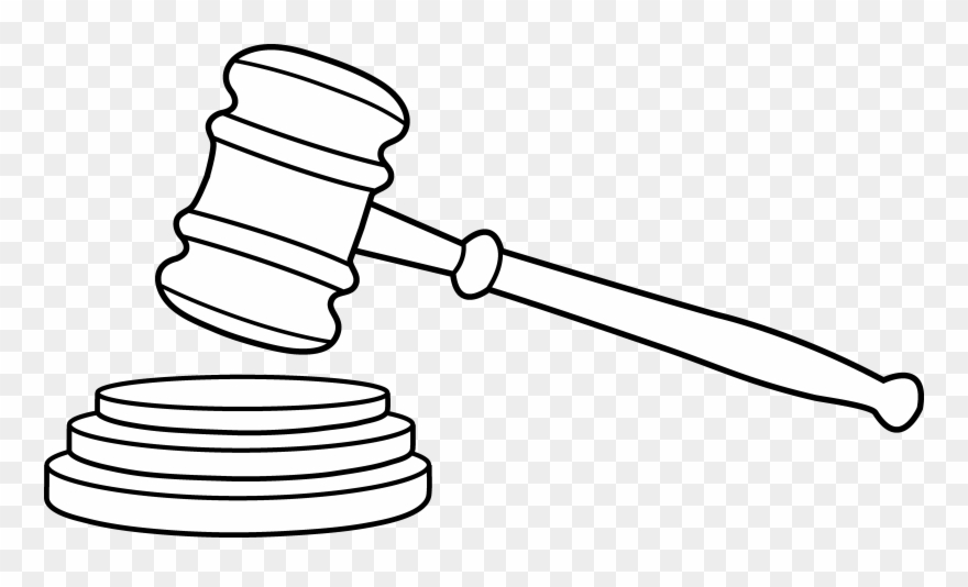 Lawyer Clip Art Free - Clip Art Gavel - Png Download