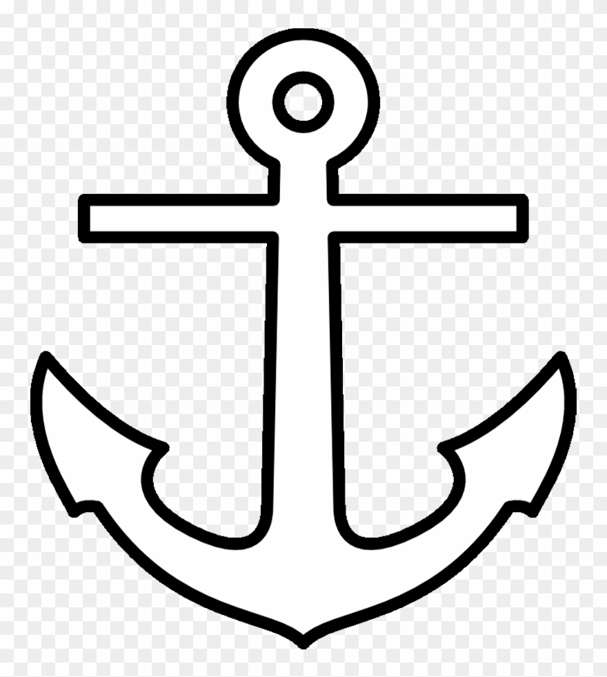 Anchor Printable Pattern - Printable Anchor Template Clipart