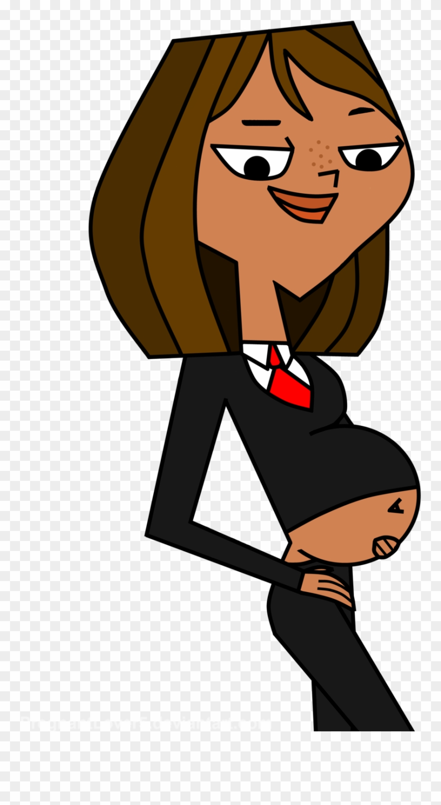 Pregnant Lawyer Courtney By Pregnantlover5 Pregnant - Total Drama Courtney Pregnant Clipart
