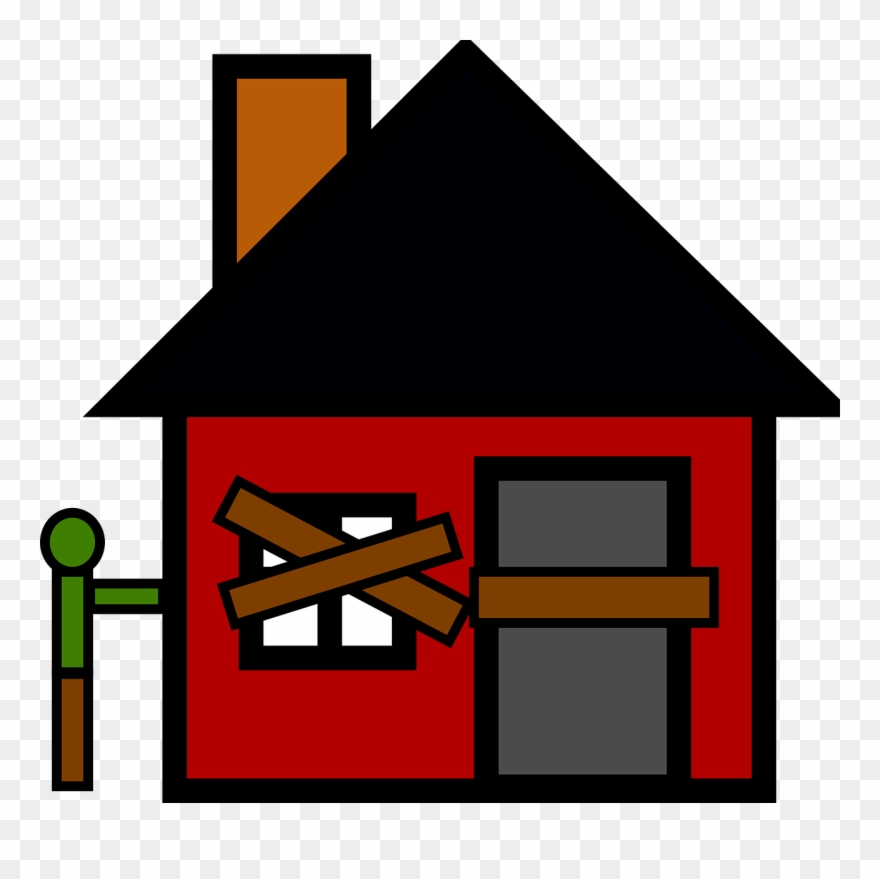 Top Foreclosure Financing Techniques To Save Your Home - Run Down Home Cartoon Clipart