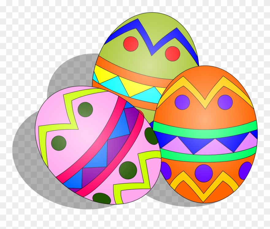 Clipart Info - Easter Eggs Clipart - Png Download