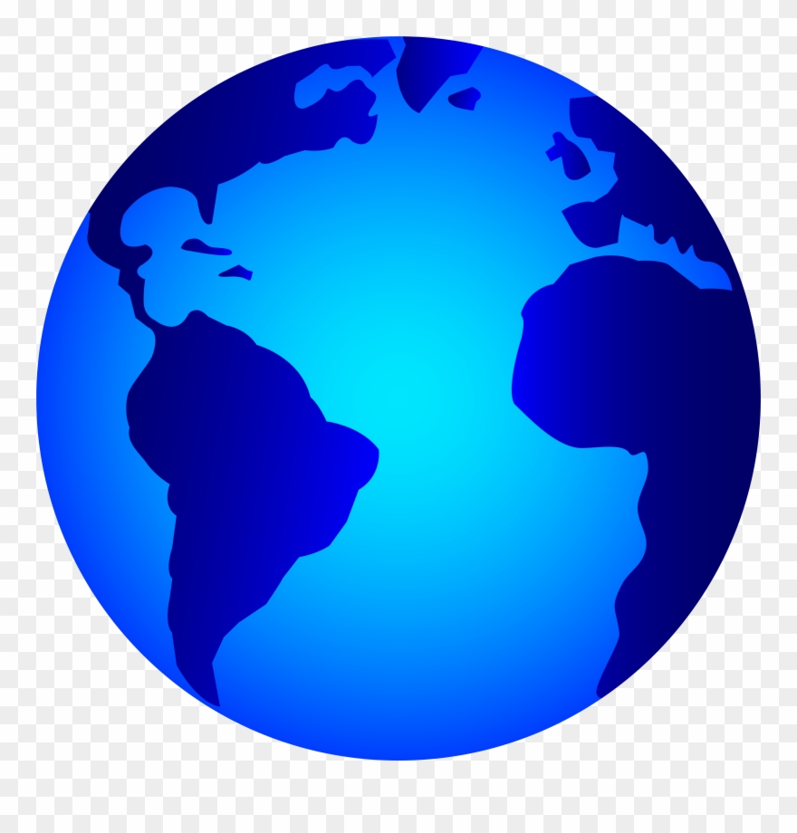 World Earth Globe Clip Art Free Clipart Images - Ame Church - Png Download