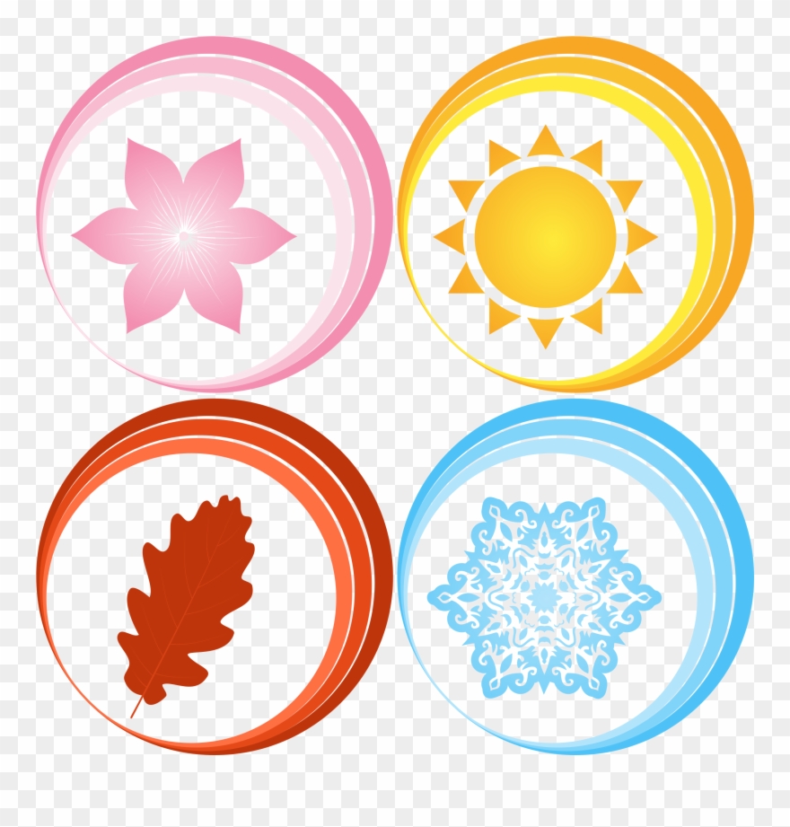 Clip Art Symbols - Seasons Symbols - Png Download