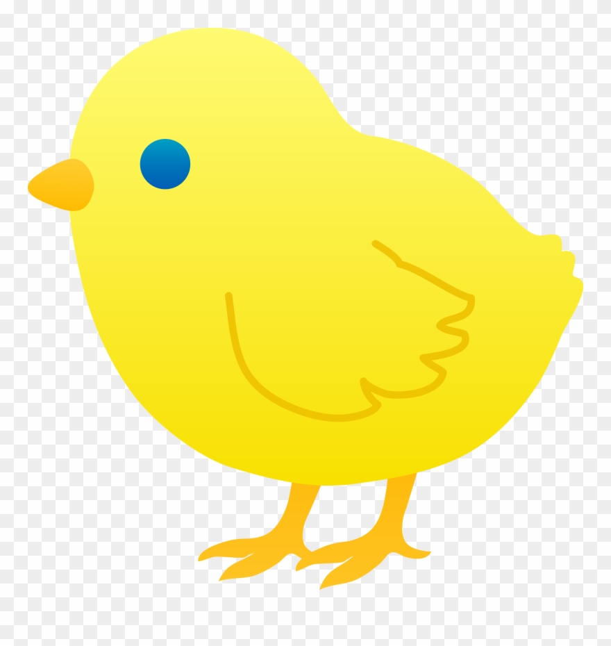 Free Clip Art - Cute Baby Chickens Drawings - Png Download