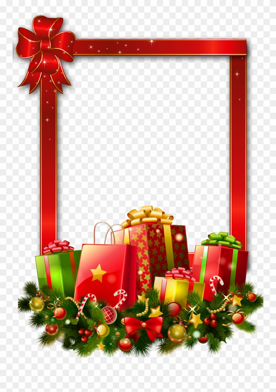 Baby Borders Clip Art Free Printable Baby Stationery - Transparent Background Christmas Border - Png Download