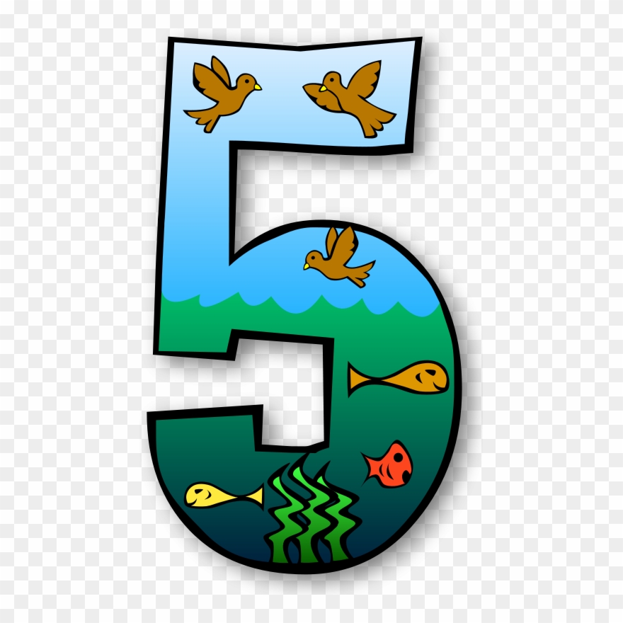 Dia 5 De La Creacion Clipart